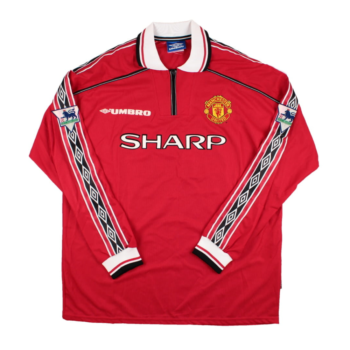 Manchester United FC 1a Equipación Manga Larga 1998-00
