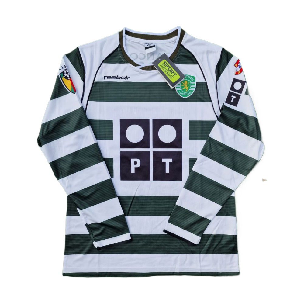 Sporting CP 1a Equipación Manga Larga 2002-03