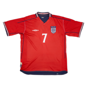 Inglaterra 2a Equipación 2002