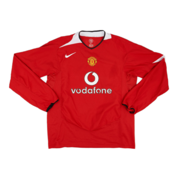 Manchester United FC 1a Equipación Manga Larga 2004-06