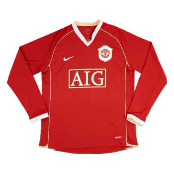 Manchester United FC 1a Equipación Manga Larga 2006-07