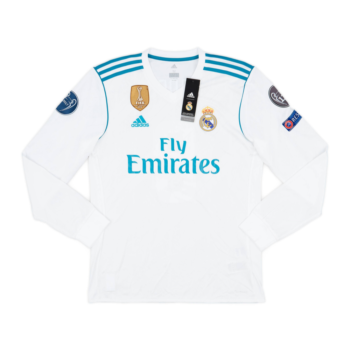 Real Madrid CF 1a Equipación Manga Larga 2017-18