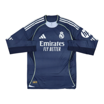 Real Madrid CF 2a Equipación Manga Larga 2025-26